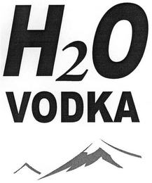 H2O VODKA logo