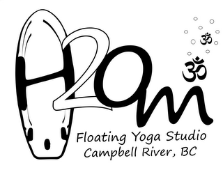 H2OM FLOATING YOGA STUDIO CAMPBELL RIVER, BC logo