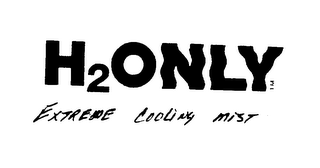 H2ONLY EXTREME COOLING MIST logo