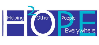 H2OPE HELPING OTHER PEOPLE EVERYWHERE logo
