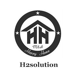 H2SOLUTION HH M&A HAPPY HOME logo