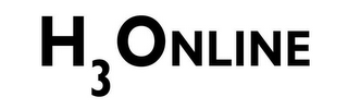 H3O ONLINE logo