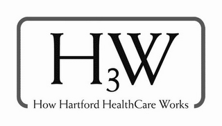 H3W HOW HARTFORD HEALTHCARE WORKS logo