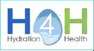 H4H HYDRATION FOR HEALTH logo