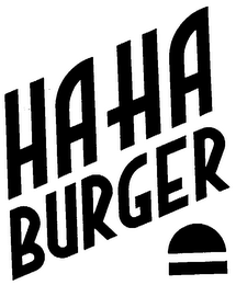 HA HA BURGER logo