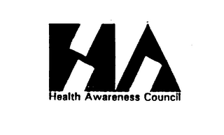 HA HEALTH AWARENESS COUNCIL logo