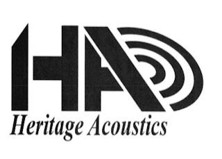 HA HERITAGE ACOUSTICS logo