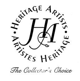 HA HERITAGE ARTISTS THE COLLECTOR'S CHOICE logo