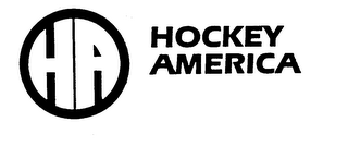 HA HOCKEY AMERICA logo