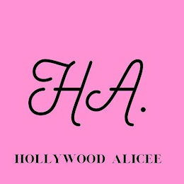 HA. HOLLYWOOD ALICEE logo