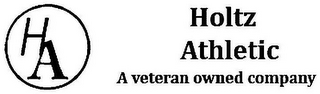 HA HOLTZ ATHLETIC A VETERAN OWNED COMPANY logo
