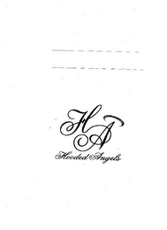 HA HOODED ANGELS logo