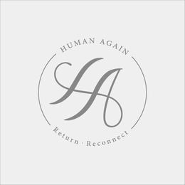 HA HUMAN AGAIN RETURN RECONNECT logo