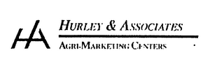 HA HURLEY & ASSOCIATES AGRI-MARKETING CENTERS logo