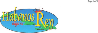 HABANOS REY CIGARS logo
