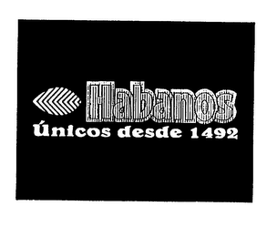 HABANOS UNICOS DESDE 1492 logo