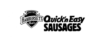 HABBERSETT QUICK'N EASY SAUSAGES logo