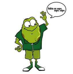 HABIA UN SAPO, SAPO, SAPO. logo