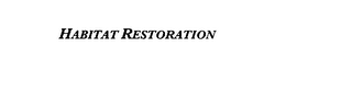 HABITAT RESTORATION logo