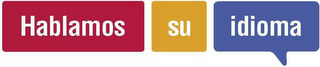 HABLAMOS SU IDIOMA logo
