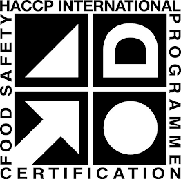 HACCP INTERNATIONAL CERTIFICATION FOOD SAFETY PROGRAMME logo