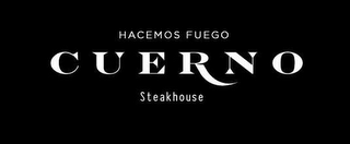 HACEMOS FUEGO CUERNO STEAKHOUSE logo