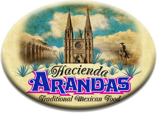 HACIENDA ARANDAS TRADITIONAL MEXICAN FOOD logo