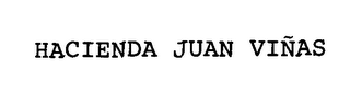 HACIENDA JUAN VINAS logo