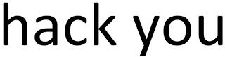 HACK YOU logo
