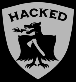HACKED logo
