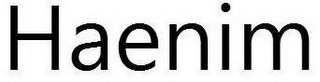 HAENIM logo