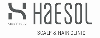 HAESOL SCALP & HAIR CLINIC X SINCE 1992 logo