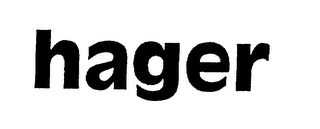 HAGER logo