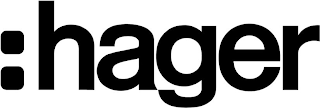 :HAGER logo
