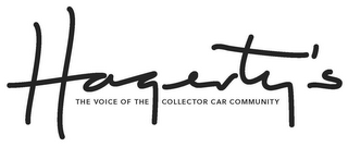 HAGERTY'S THE VOICE OF THE COLLECTOR CAR COMMUNITY logo