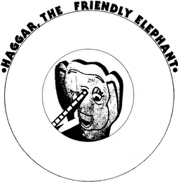 HAGGAR, THE FRIENDLY ELEPHANT logo