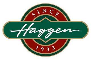 HAGGEN SINCE 1933 logo