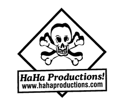 HAHA PRODUCTIONS WWW.HAHAPRODUCTIONS.COM logo