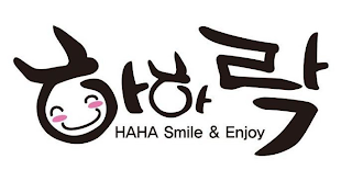 HAHA SMILE & ENJOY logo