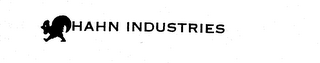 HAHN INDUSTRIES logo