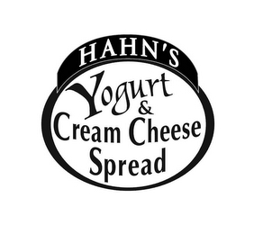HAHN'S YOGURT & CREAM CHEESE SPREAD logo