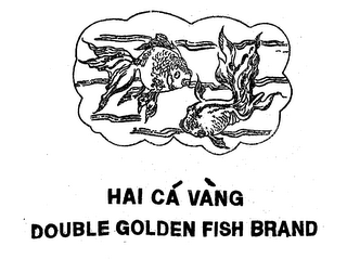 HAI CA VANG DOUBLE GOLDEN FISH BRAND logo