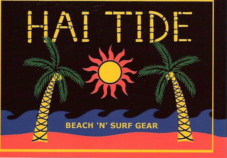 HAI TIDE BEACH 'N' SURF GEAR logo