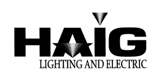 HAIG LIGHTING AND ELECTRIC logo