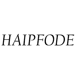 HAIPFODE logo