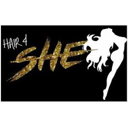 HAIR 4 SHE logo