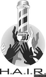 H.A.I.R. BARBER APPAREL logo