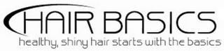 HAIR BASICS HEALTHY, SHINY HAIR STARTS WITH THE BASICS logo