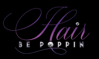 HAIR BE POPPIN logo