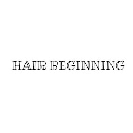 HAIR BEGINNING logo
